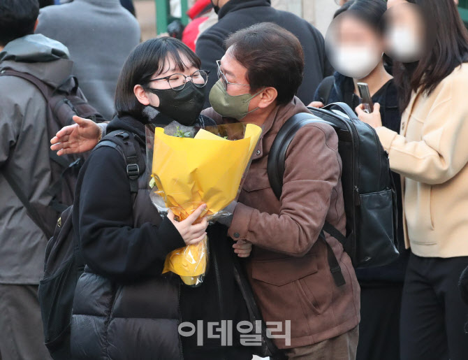 [포토]'우리 딸 수고했어'