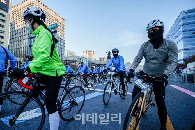 [포토]라이더들의 축제, '2022 서울 자전거 대행진'