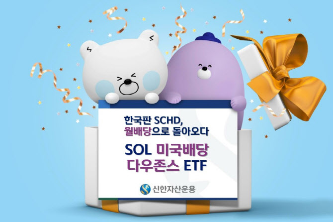 신한 SOL 미국배당다우존스 ETF, 하반기 개인 순매수 1위