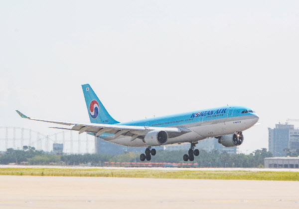 대한항공, A330 항공기 엔진 결함…"1개만 가동해 인천공항 착륙"