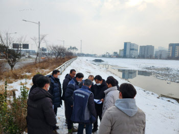 김포시, 장기교차로 장기IC 침수예방 점검