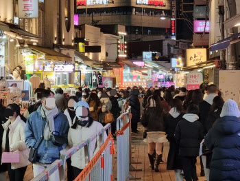 산타 코스프레, 헌팅포차 '만석'…노마스크 첫 성탄절, 안전관리 총력