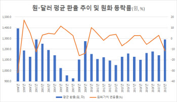 올 평균 환율, 외환위기 이후 최고…"내년 달러 약세 전망에도 '돌발 강세' 우려"