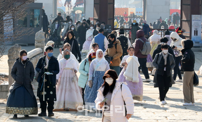 [포토]새해 첫날 경복궁