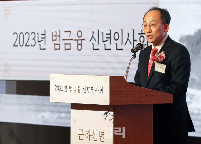 [포토]신년사하는 추경호 부총리
