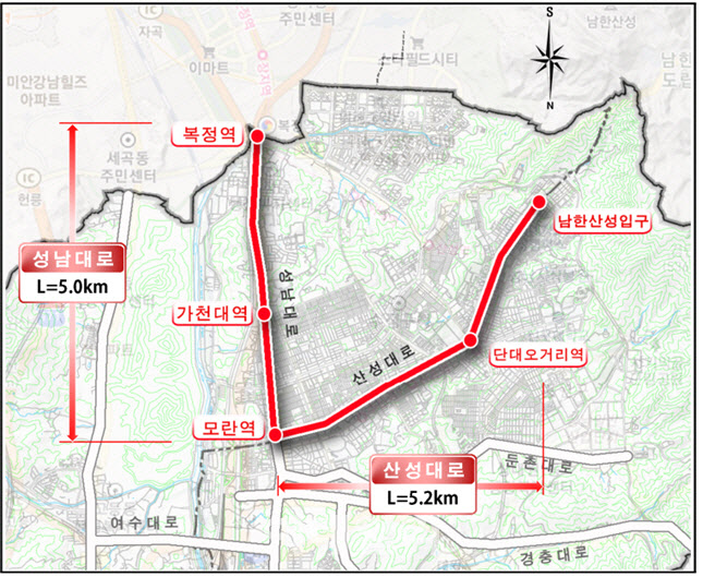 2025년 성남~복정 광역BRT 운행…9호선 2028년 고덕강일 연장