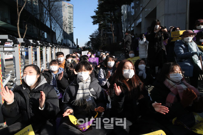 [포토]일본군 성노예제 문제해결을 위한 제1577차 수요집회