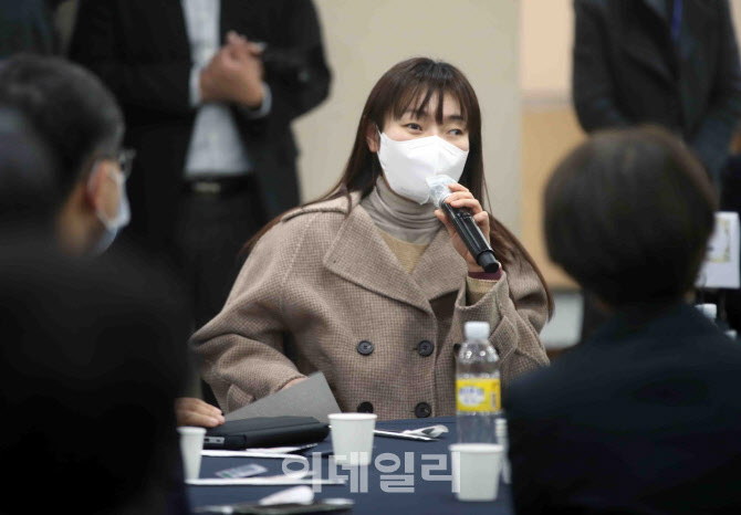 [포토] 장애계 신년인사회 인사말하는 김예지 의원