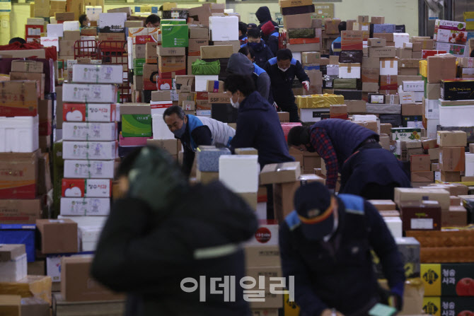[포토]분류 작업중인 관계자들