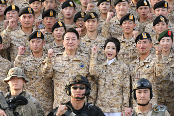 尹대통령, UAE 아크부대 격려 방문…“여기가 조국”