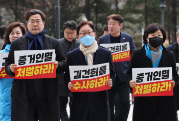 "이러다 다 죽어" 野, 이재명 잇단 소환에…`김건희 특검` 맞불(종합)