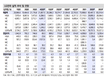 LG전자, 수요 둔화에도 낮아진 세트산업 눈높이…목표가↑-신한