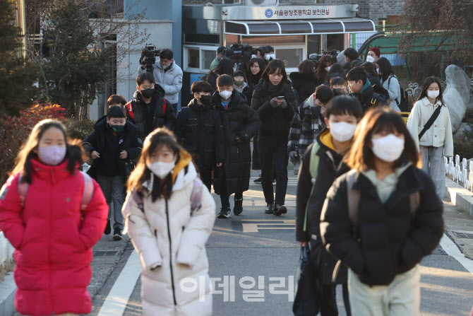 [포토]마스크 쓰고 등교하는 학생들
