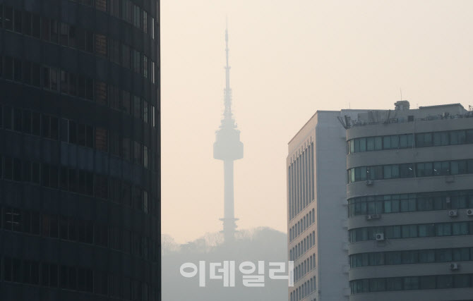 [포토]미세먼지 '나쁨'