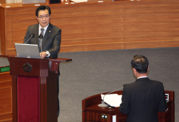 정황근 "양곡법 시행시 쌀값 하락…통과시 대통령 거부권 건의도"