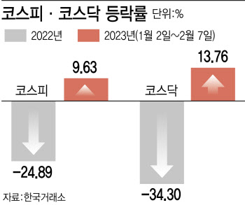 형은 뛰고 아우는 날았다…"코스닥 강세, 접근 유의점은"