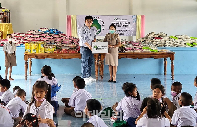 한국결식아동청소년지원協, 태국 초등학교 찾아 봉사활동