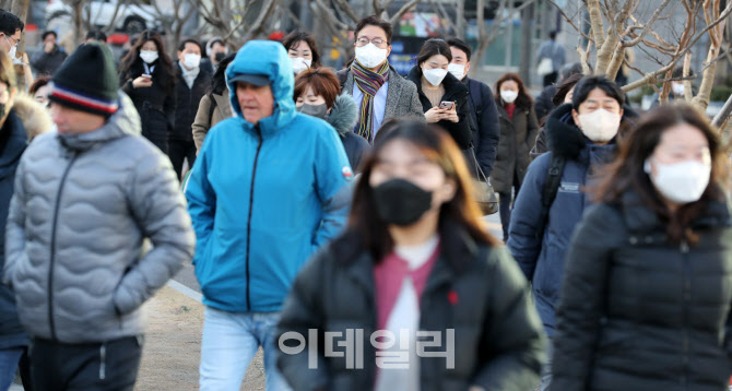 [포토]출근길 영하권 추위