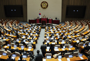 ‘李 체포안’ 보고, ‘與 추천 과거사위원’ 부결…결국 국회 파행 (종합)