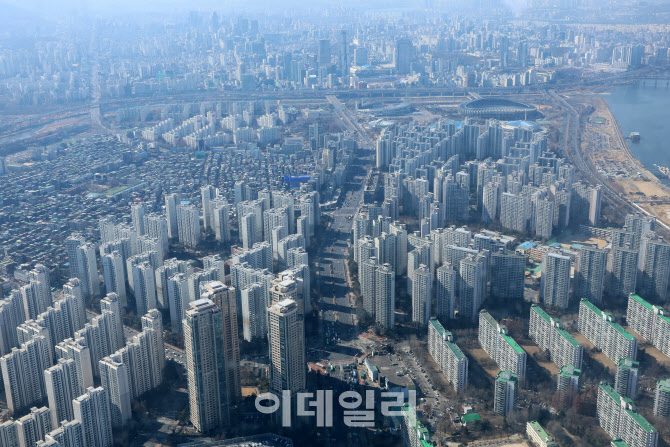 [포토]서울 아파트 매수심리 2주 연속 상승…동남·서남권↑·동북·서북권↓