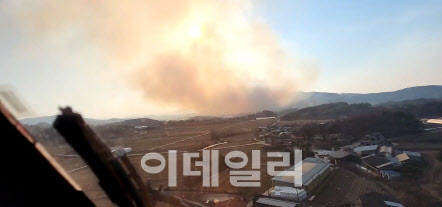 산림청, 경북 예천 일원에 산불 2단계 발령…주민 244명 대피