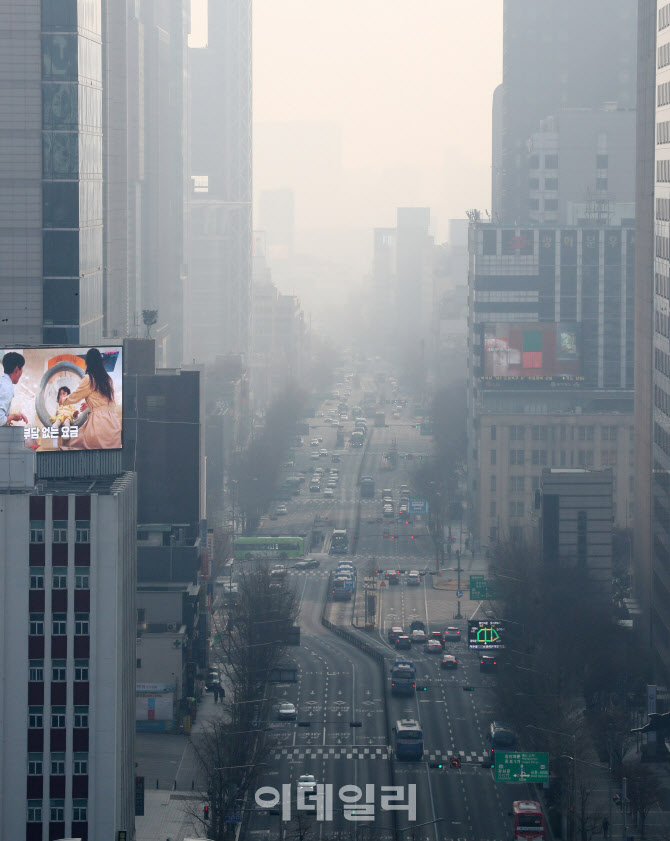 [포토]미세먼지 말썽
