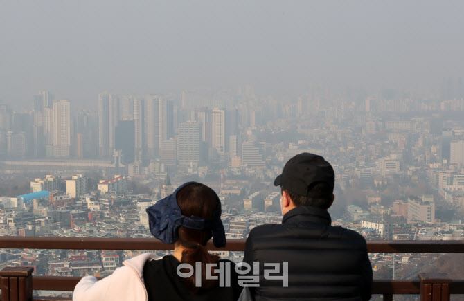 [포토]봄에 찾아온 불청객 '미세먼지'