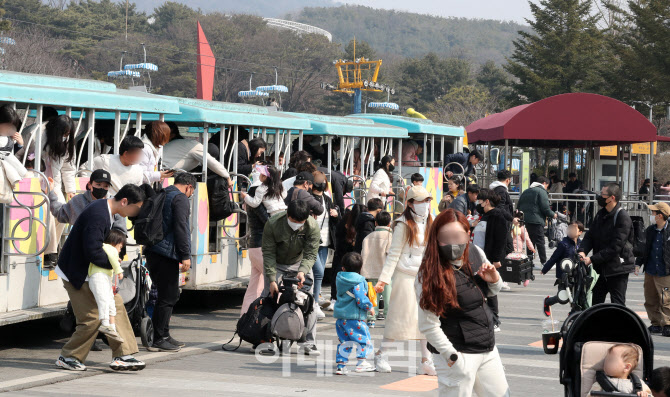 [포토]봄나들이 즐기는 시민들