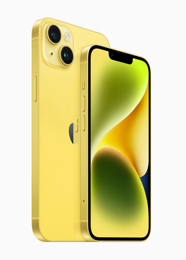 애플, 옐로우 색상 ‘아이폰14’ 기본·플러스 모델 출시