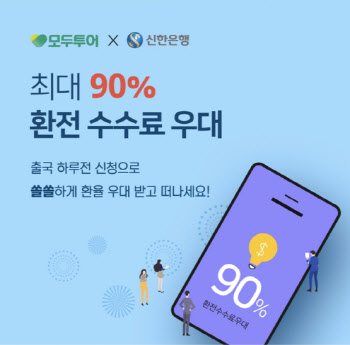 “여행도 환전도 모두 챙기세요”…신한은행, 모두투어와 환전 이벤트