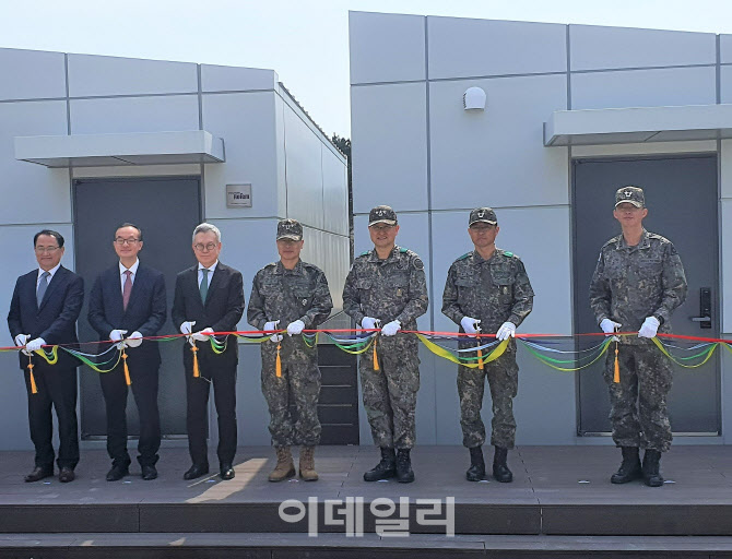 현대로템, 육군 전방부대에 모듈형 간부숙소 4개동 기증