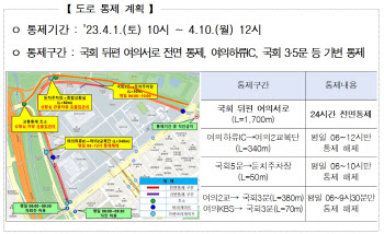 서울시 '여의도 봄꽃축제' 특별교통대책 추진…지하철 등 증편