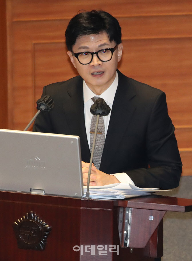[포토]대정부질문, '답변하는 한동훈 장관'
