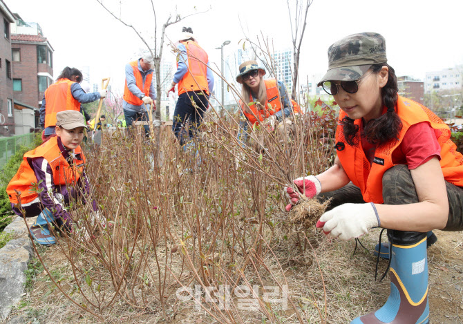 [포토] 용산드래곤즈 식목일 행사