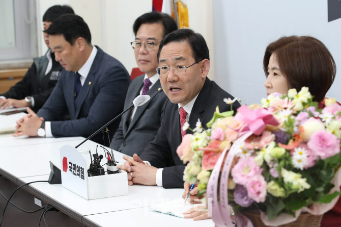 [포토]주호영, '퇴임 기자간담회'
