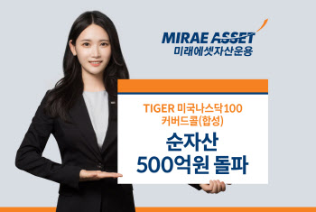 미래에셋운용, 'TIGER 美나스닥100커버드콜 ETF' 순자산 500억원 돌파