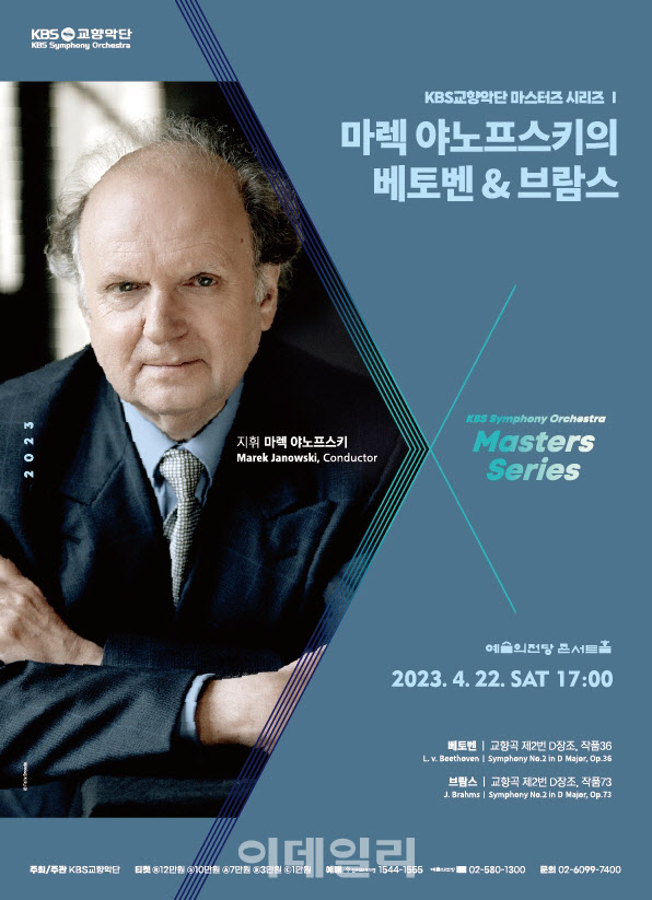 독일 지휘 거장 마렉 야노프스키, KBS교향악단과 첫 공연