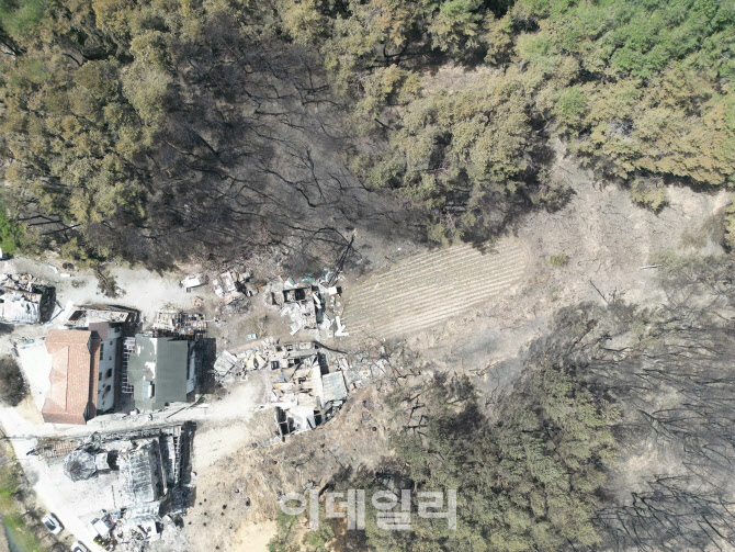 [포토]화마가 휩쓸고 간 강릉시 안현동