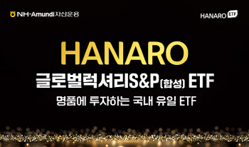 NH아문디, 'HANARO 글로벌럭셔리S&P ETF' 1년 글로벌 주식형 선두