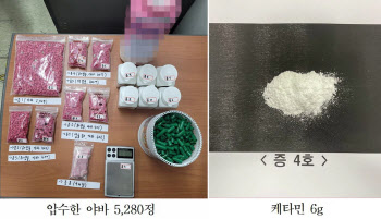 화장품 통에 마약 밀반입…판매·투약 태국인 일당 검거