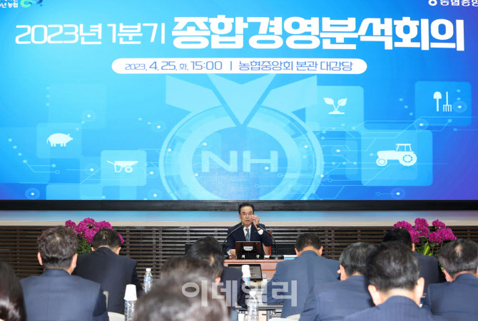 [포토] 종합경영분석회의 주재하는 이성희 농협회장