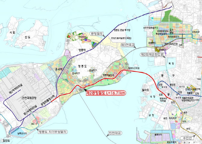 전국 도시와 인천공항 연결…제2공항철도 용역 재추진