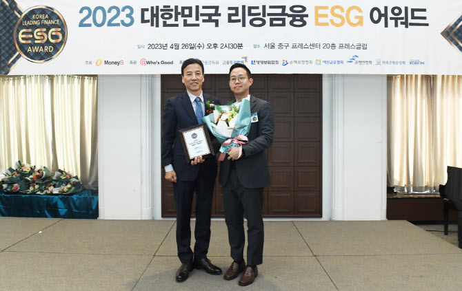 상상인저축은행, ‘리딩금융 ESG 어워드’ 3년 연속 수상