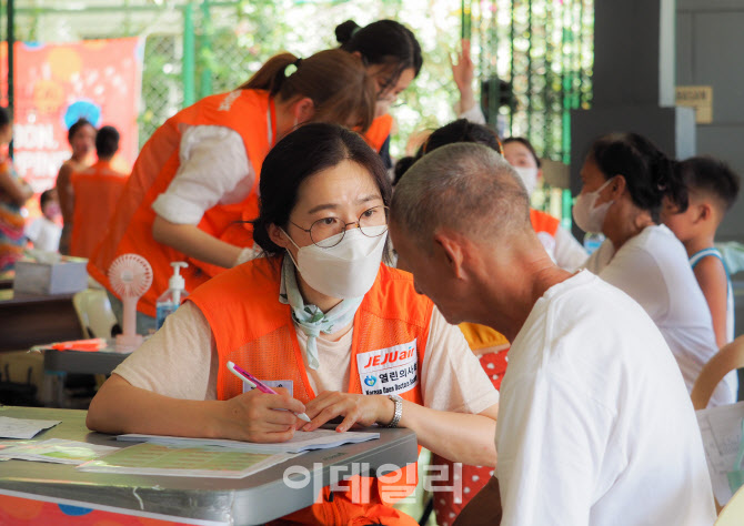 [포토] 제주항공, 열린의사회와 필리핀 의료봉사