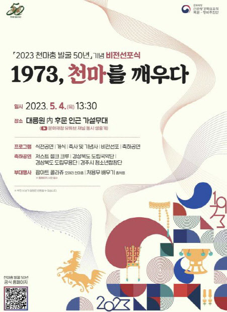천마총 발굴 50년…'비전 선포식' 개최