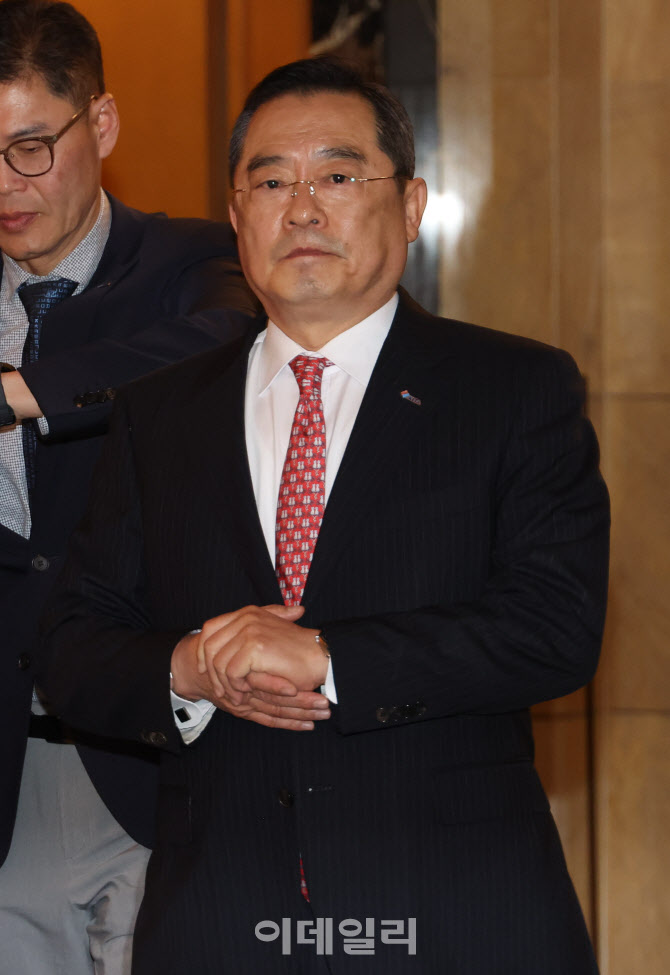 [포토]기시다 후미오 일본 총리와 면담 마친 구자열 한국무역협회장