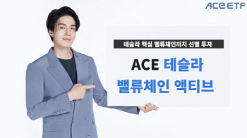 한투운용, 'ACE 테슬라밸류체인 액티브 ETF' 16일 상장