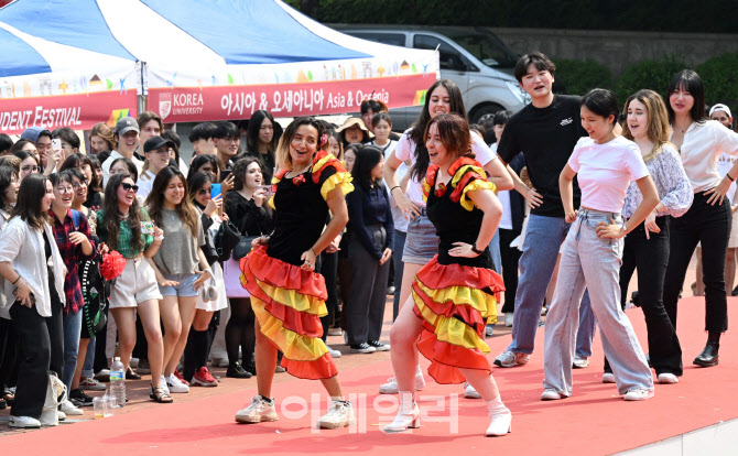 [포토]공연으로 문화 알리는 외국인 학생들