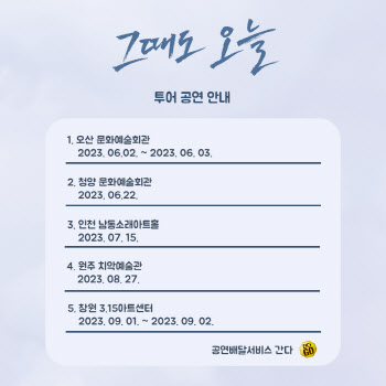 공연배달서비스 간다 연극 '그때도 오늘', 5개 도시 투어