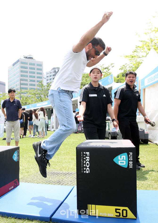 [포토] 서울헬스쇼 체력측정